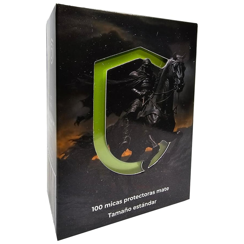 Fundas Protectoras Mate Verde Limón (100u, tamaño estándar) – Celda 6