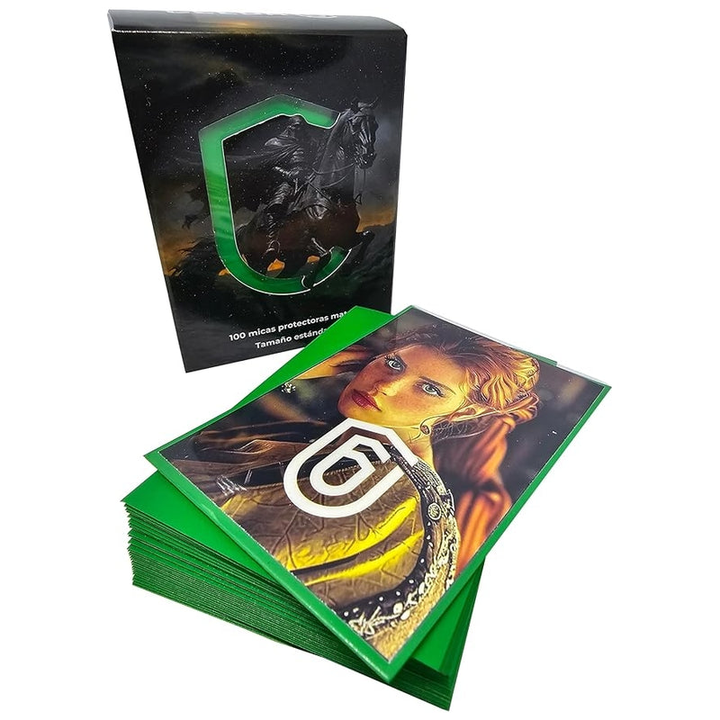 Fundas Protectoras Verde (100u, tamaño estándar) – Celda 6