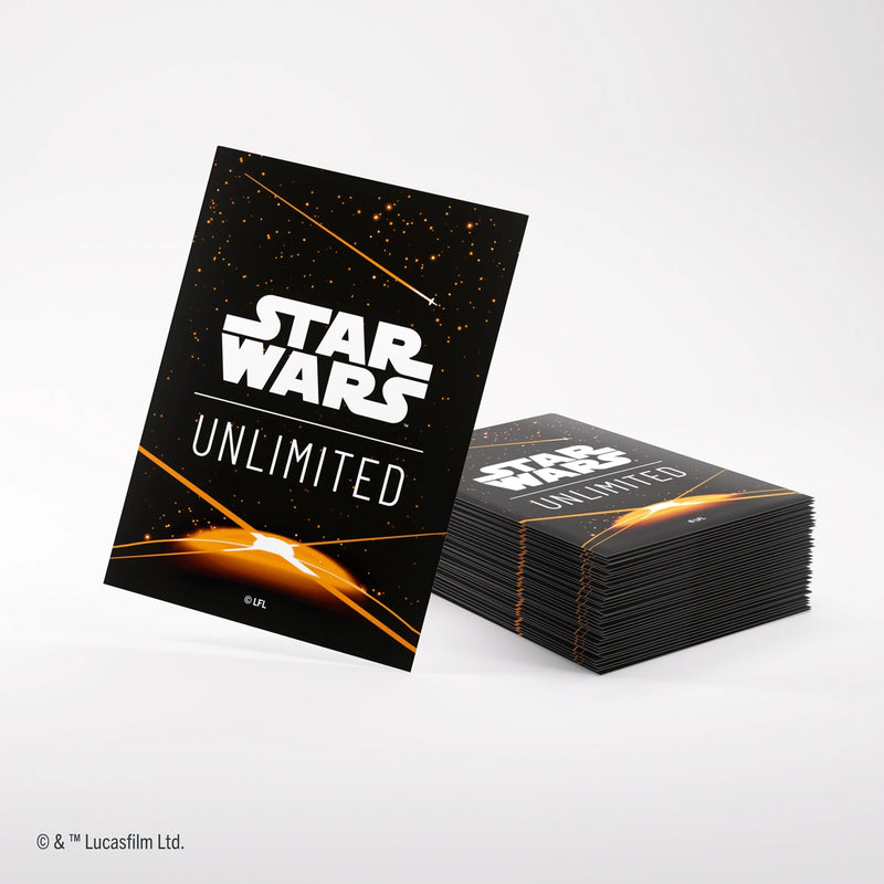 Art Sleeves – Card Back Orange (Inglés) – Star Wars: Unlimited
