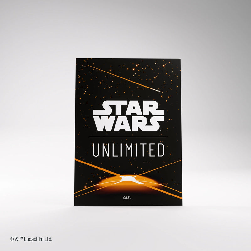 Art Sleeves – Card Back Orange (Inglés) – Star Wars: Unlimited