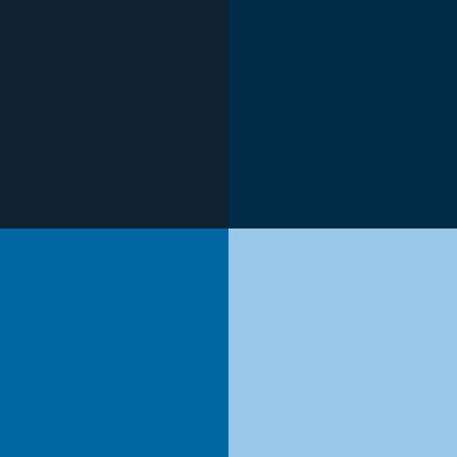 72.376 Blue Color Set (4x18ml) - Vallejo: Game Color