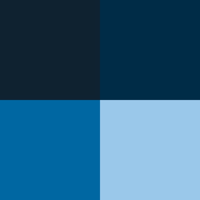 72.376 Blue Color Set (4x18ml) - Vallejo: Game Color