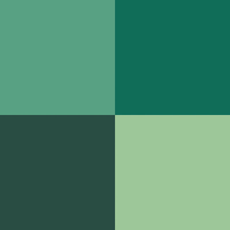 72.383 Cold Green Color Set (4x18ml) - Vallejo: Game Color