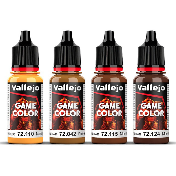 72.385 Leather Color Set (4x18ml) - Vallejo: Game Color