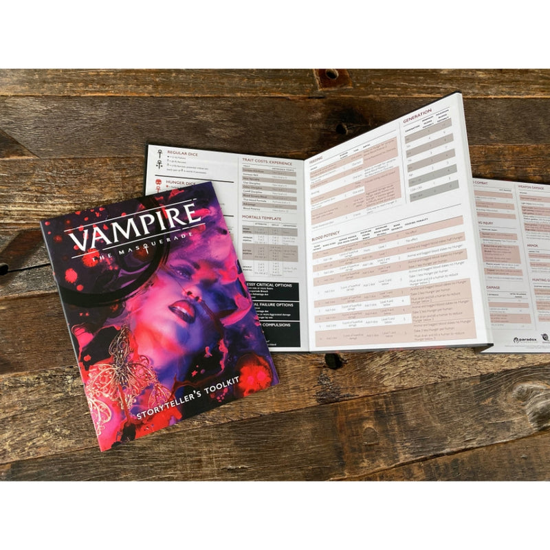 Vampire: The Masquerade 5th Edition Storyteller Screen and Toolkit (Inglés)