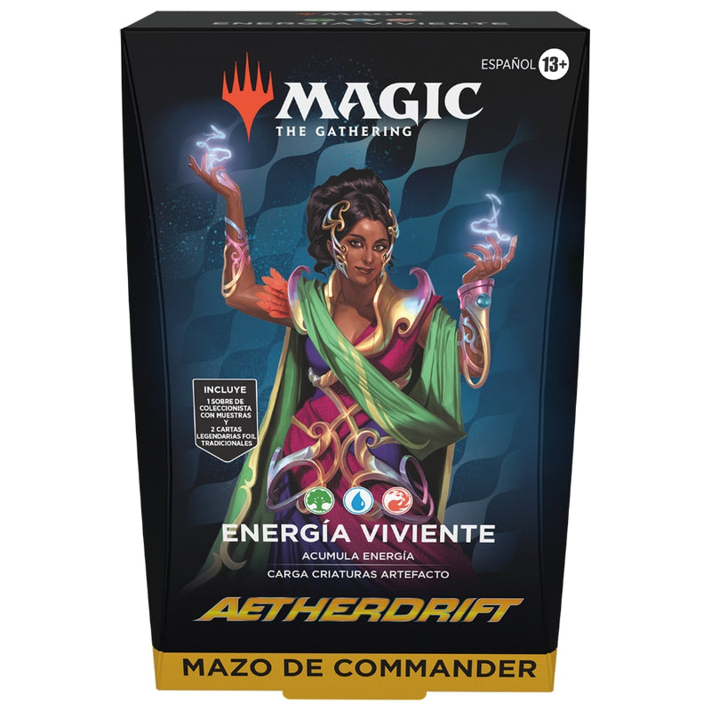 Aetherdrift - Mazo de Commander: Energia Viviente (Español) - Magic: The Gathering