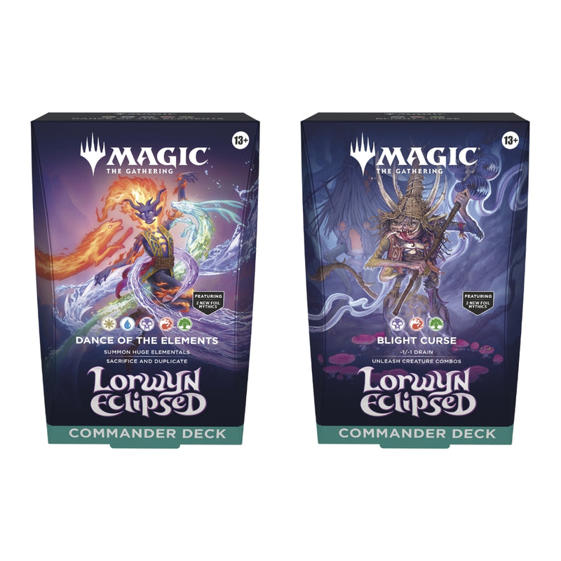 Lorwyn Eclipsed – Set de 2 Mazos Commander (Inglés) – Magic: The Gathering