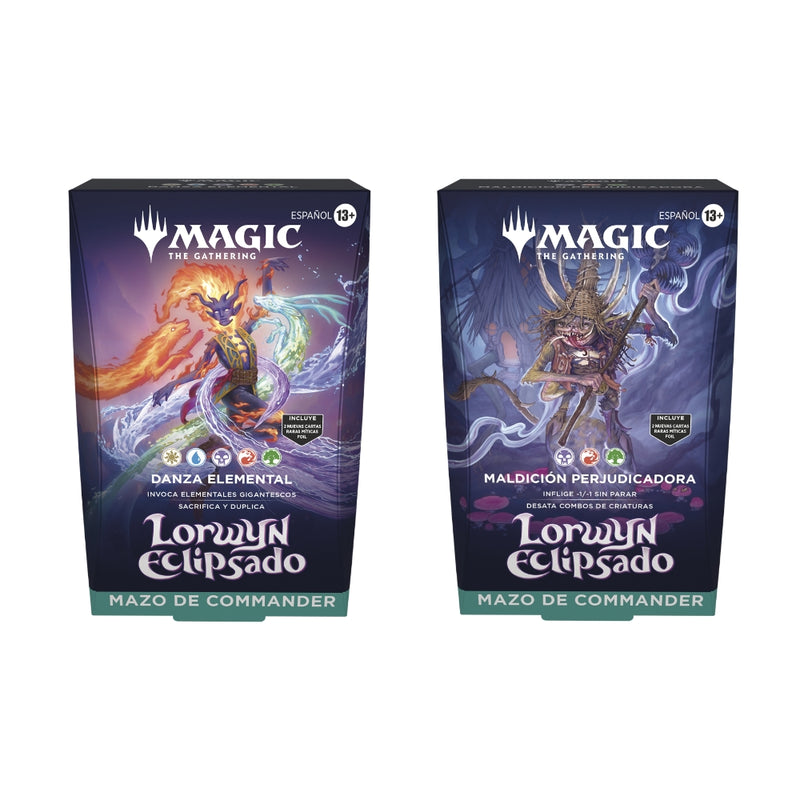 Lorwyn Eclipsado – Set de 2 Mazos Commander (Español) – Magic: The Gathering