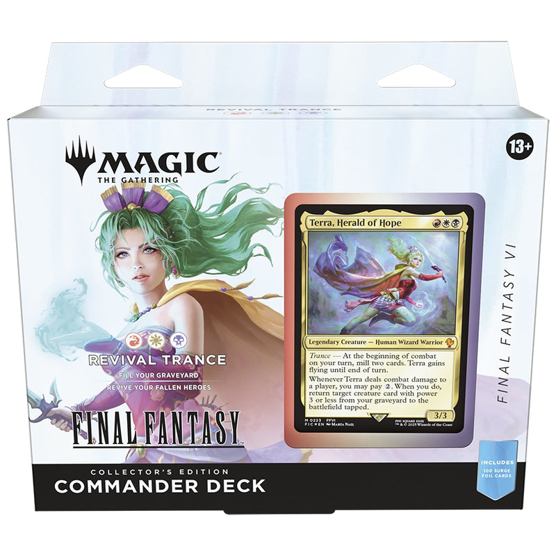 Final Fantasy - Collector's Edition Commander Deck: Revival Trance (Inglés) - Magic: The Gathering