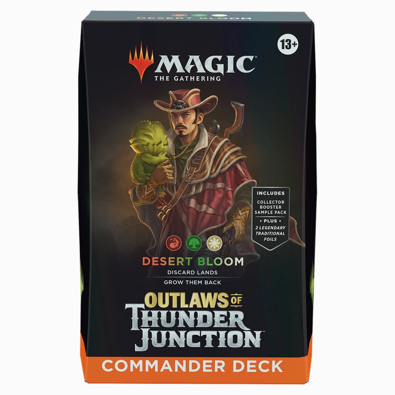 Outlaws of Thunder Junction – Commander Deck: Desert Bloom (Inglés) – Magic: The Gathering