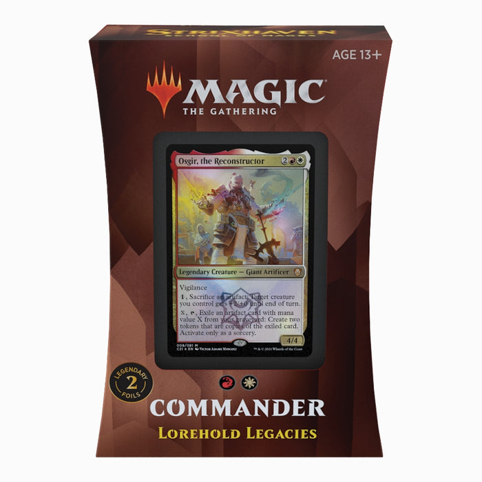 Strixhaven: School of Mages - Commander Deck: Lorehold Legacies (English) - Magic The Gathering
