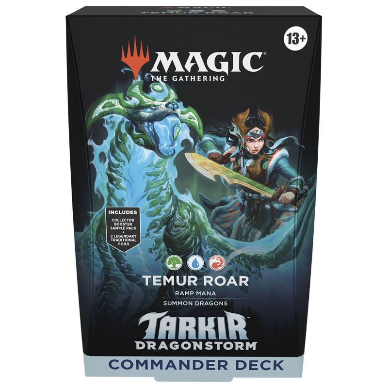 Tarkir: Dragonstorm - Mazo de Commander: Temur Roar (Inglés) - Magic: The Gathering
