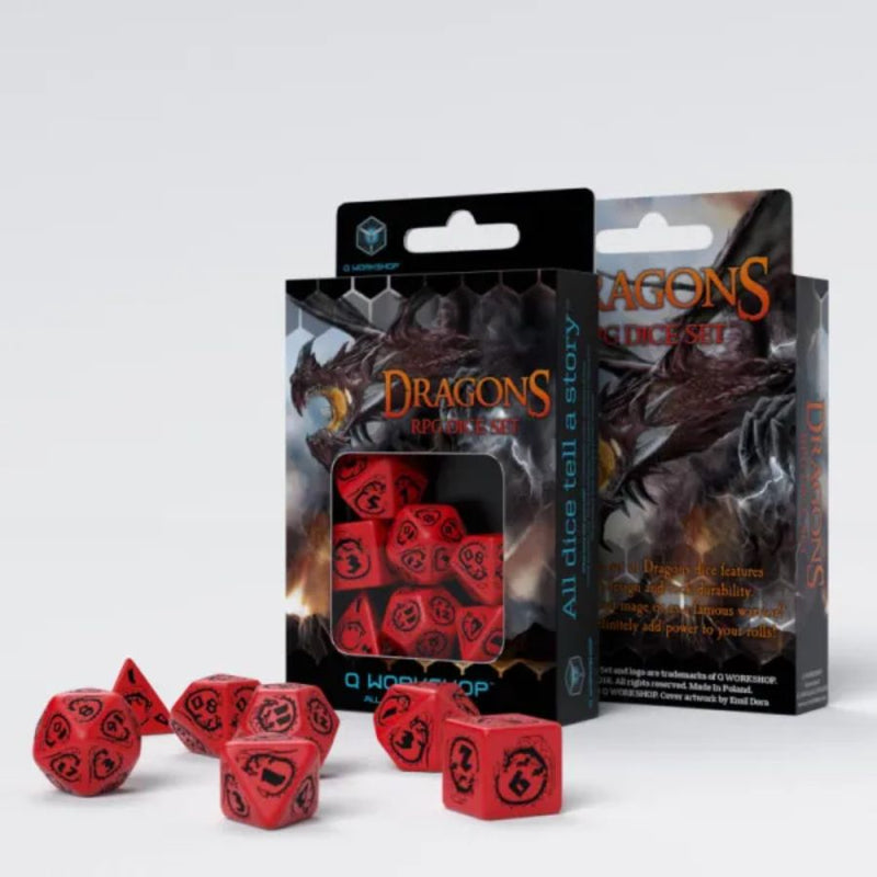 Red/Black - Dragons Dice Set