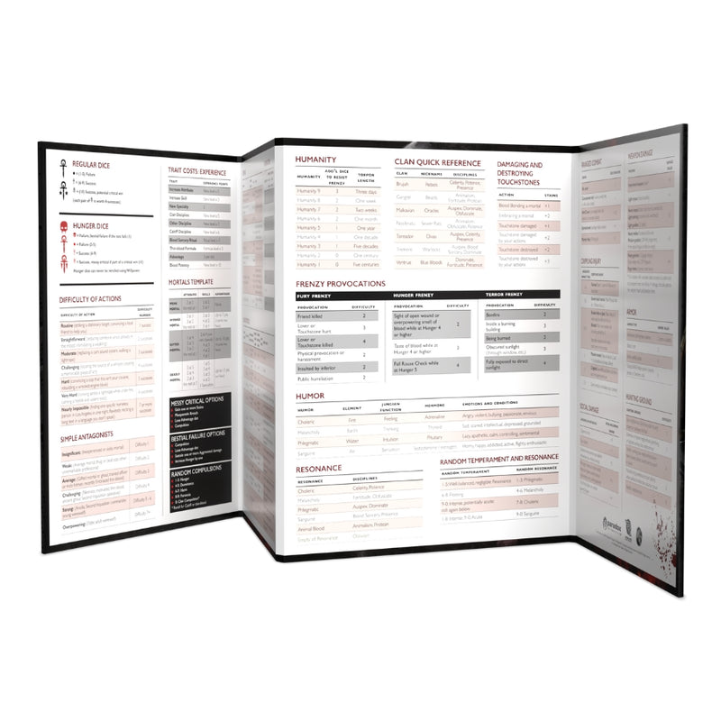 Vampire: The Masquerade 5th Edition Storyteller Screen and Toolkit (Inglés)