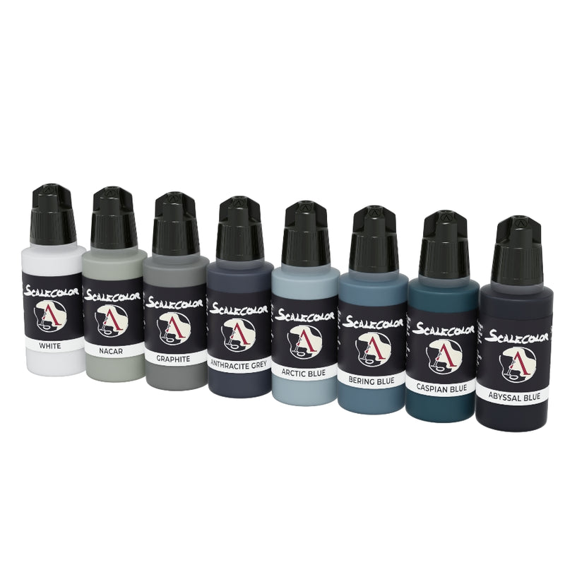 Scalecolor: NMM Steel Paint Set - Scale75: Set de Pinturas