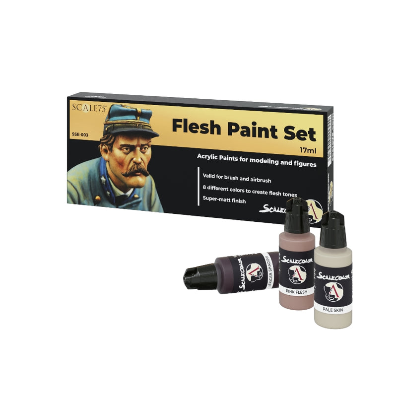 Scalecolor: Flesh Paint Set - Scale75: Set de Pinturas
