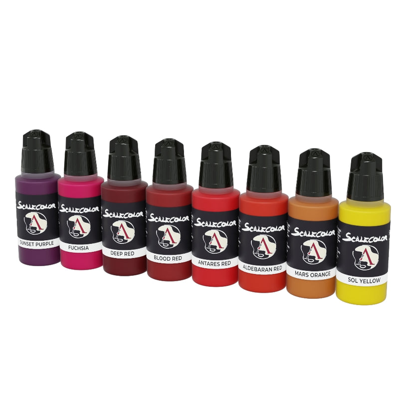 Scalecolor: Blood And Fire Paint Set - Scale75: Set de Pinturas