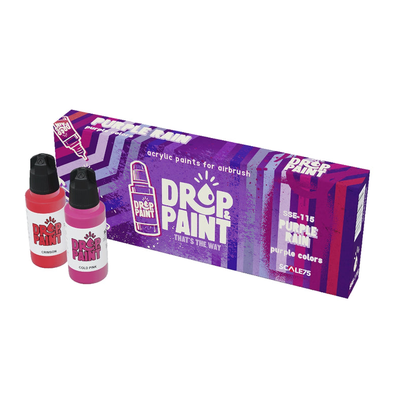 Drop & Paint: Purple Rain - Scale75: Set de Pinturas