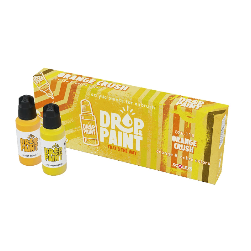 Drop & Paint: Orange Crush - Scale75: Set de Pinturas
