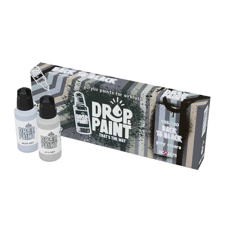 Drop & Paint: Back to Black - Scale75: Set de Pinturas