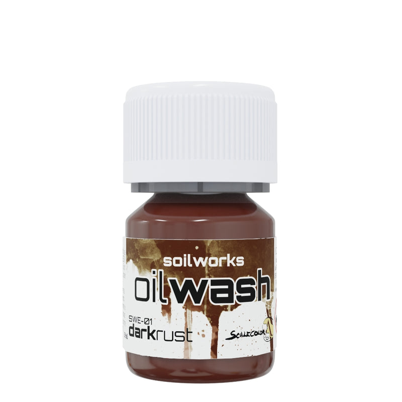 Oil Wash Dark Rust (30 ml) – Scale75: Soilworks