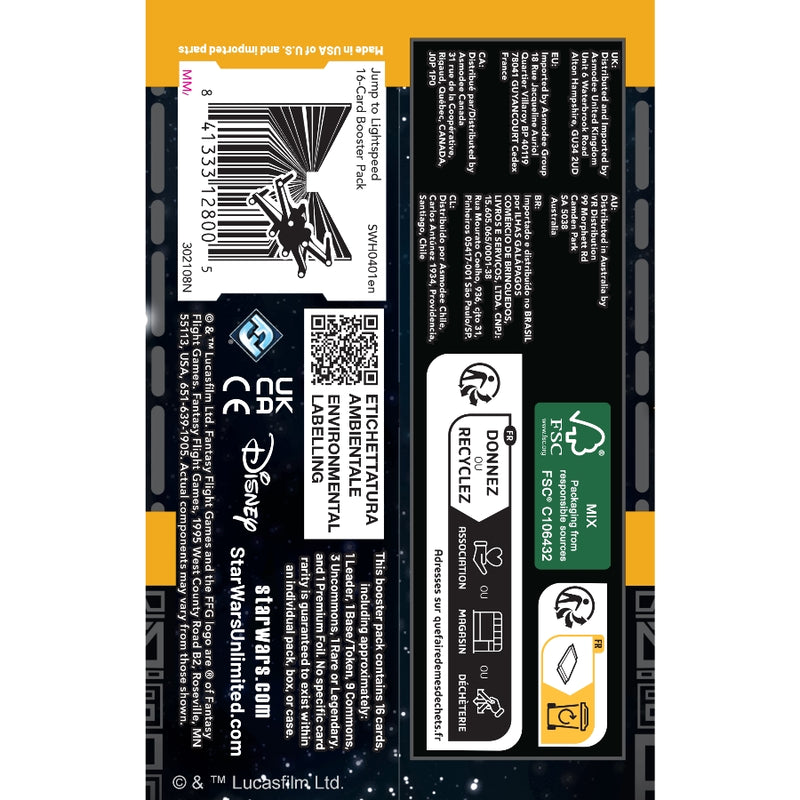 Jump to Lightspeed: Booster (Inglés) – Star Wars: Unlimited