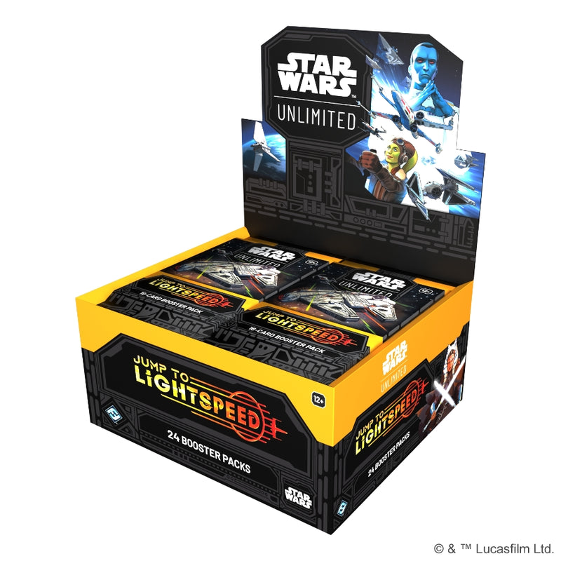 Jump to Lightspeed: Booster Display Box (Inglés) - Star Wars: Unlimited