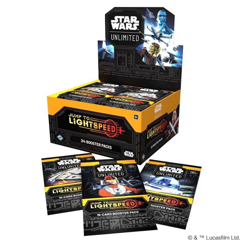 Jump to Lightspeed: Booster Display Box (Inglés) - Star Wars: Unlimited