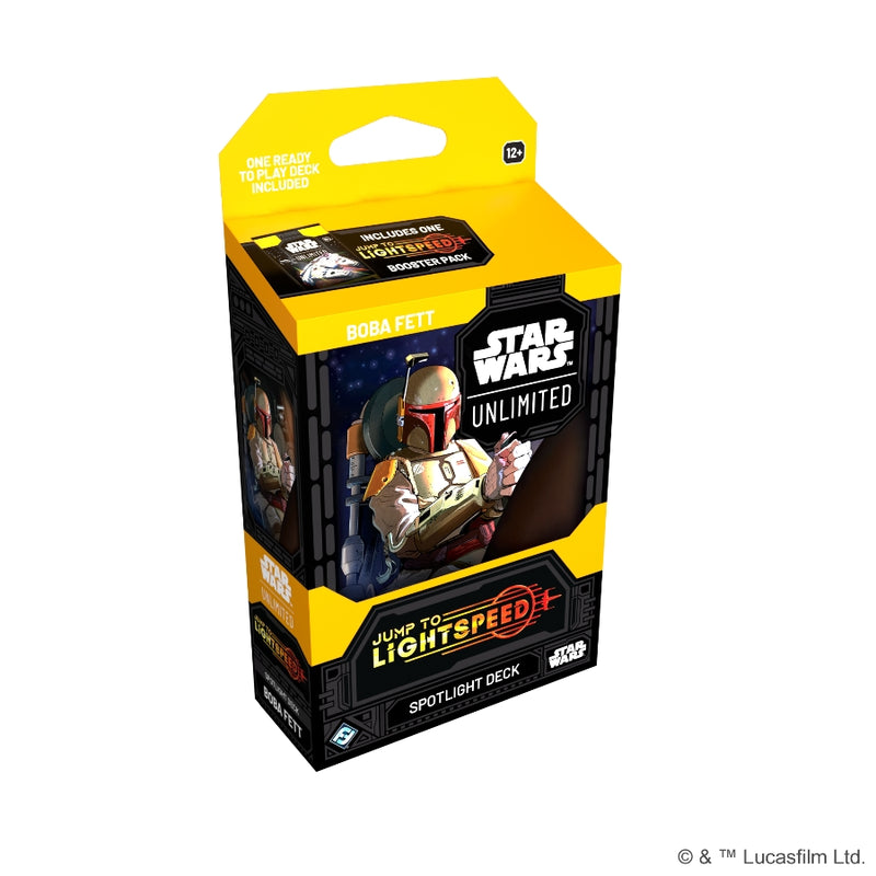 Star Wars Unlimited - Jump to Lightspeed: Boba Fett Deck (Inglés)