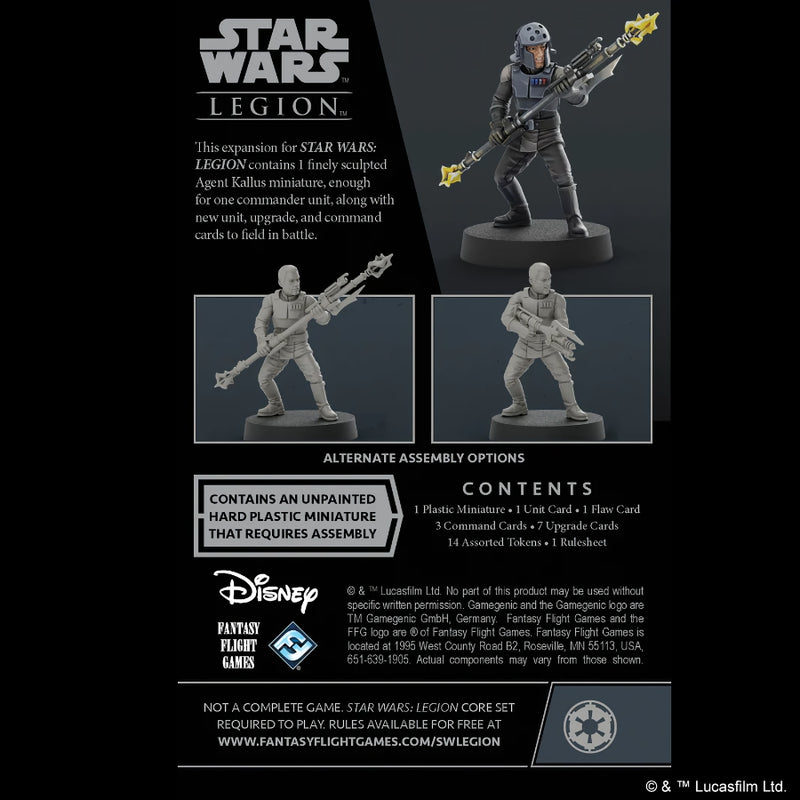 Agent Kallus Commander Expansion (English) - Star Wars: Legion