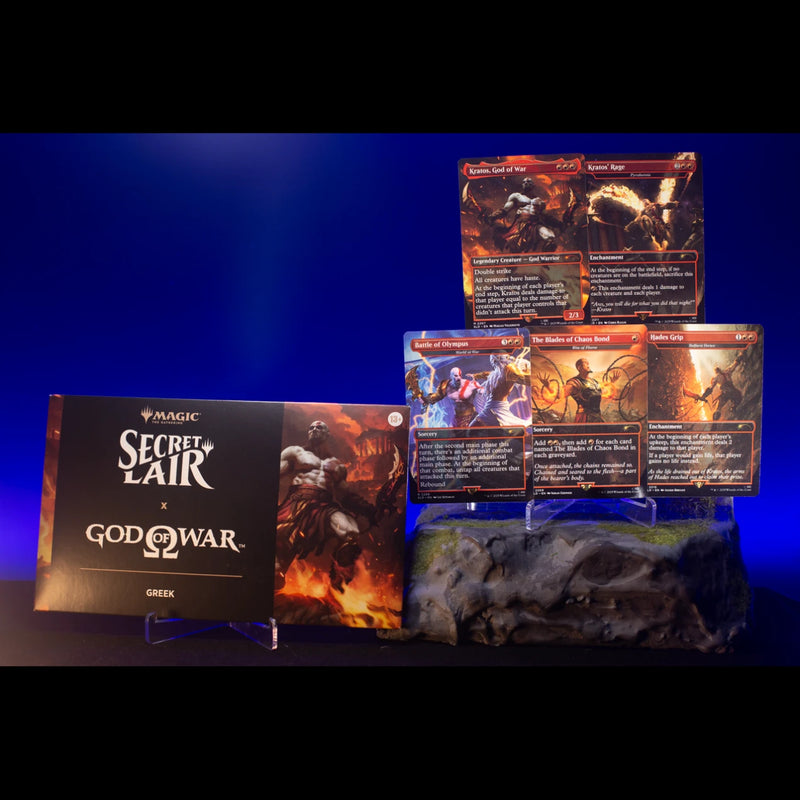 Secret Lair x Playstation: God of War: Greek (Regular) - Magic: The Gathering