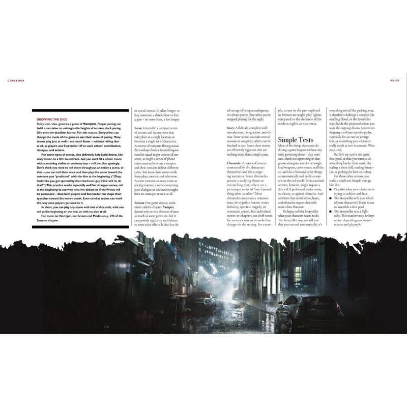 Vampire: The Masquerade 5th Edition Roleplaying Game Core Rulebook (Inglés)