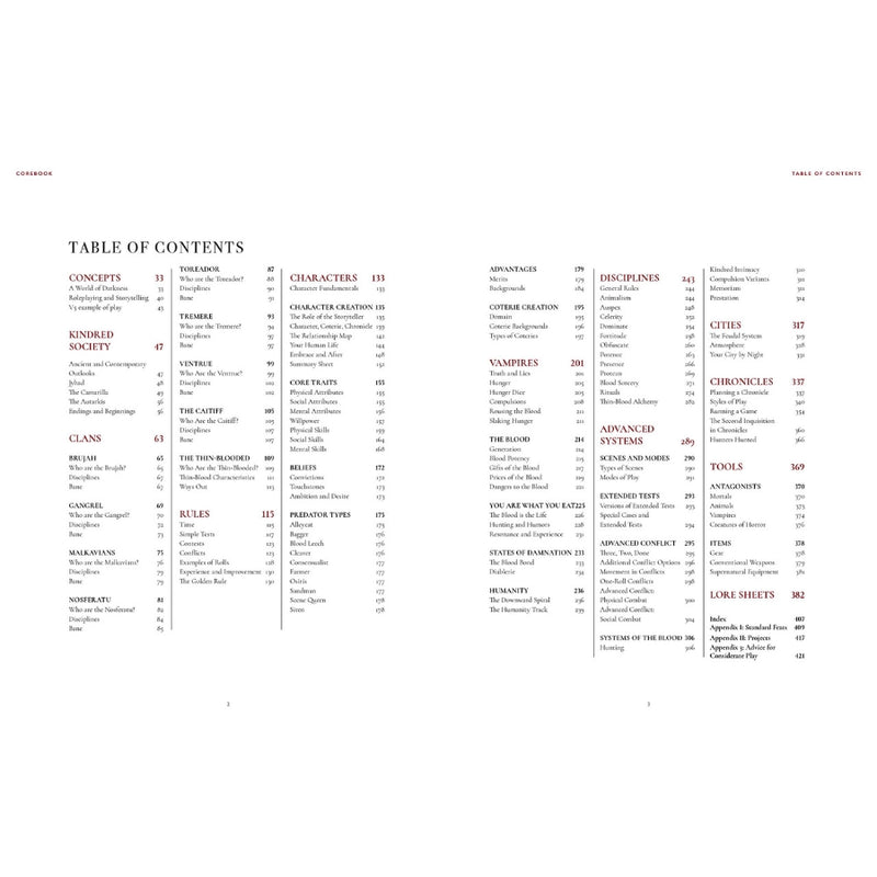 Vampire: The Masquerade 5th Edition Roleplaying Game Core Rulebook (Inglés)