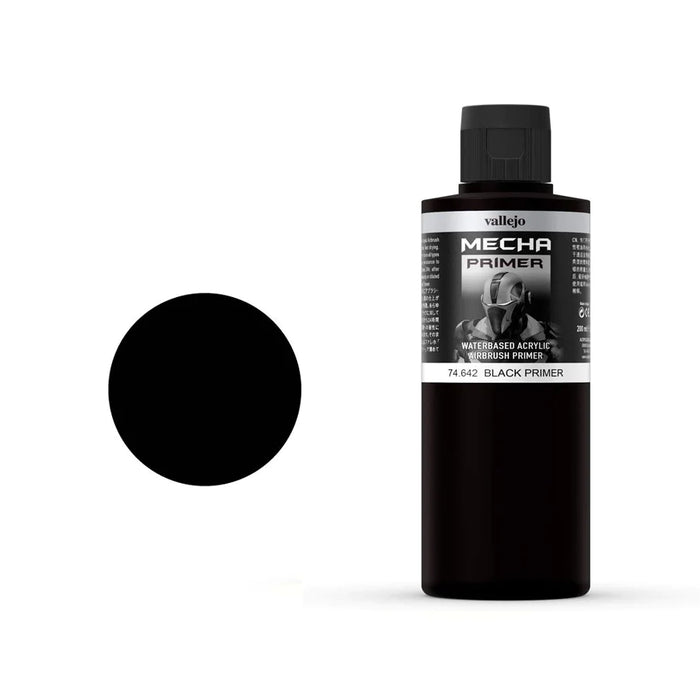 74.642 Black (200ml) - Vallejo: Mecha Primer