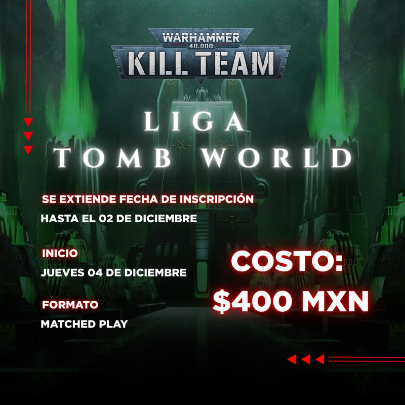 Entrada a Liga de Kill Team - Tomb World