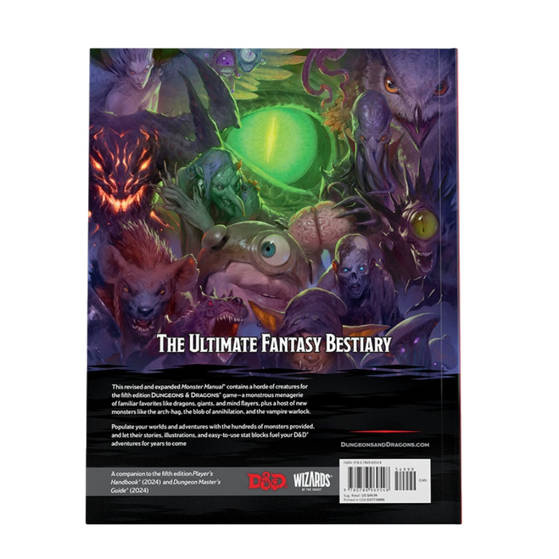 Dungeons and Dragons 2024: Monster Manual (Inglés)