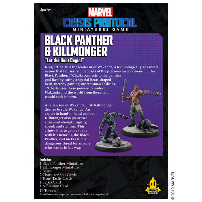 Black Panther & Killmonger - Marvel: Crisis Protocol