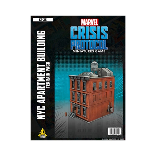 NYC Apartment Building Terrain Pack (English) - Marvel: Crisis Protocol