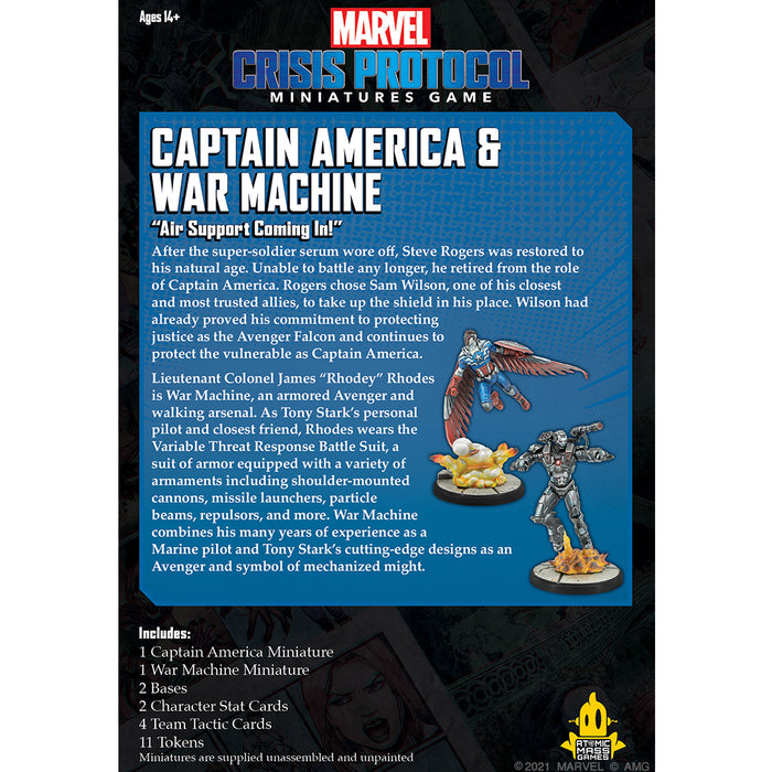 Captain America & War Machine - Marvel: Crisis Protocol
