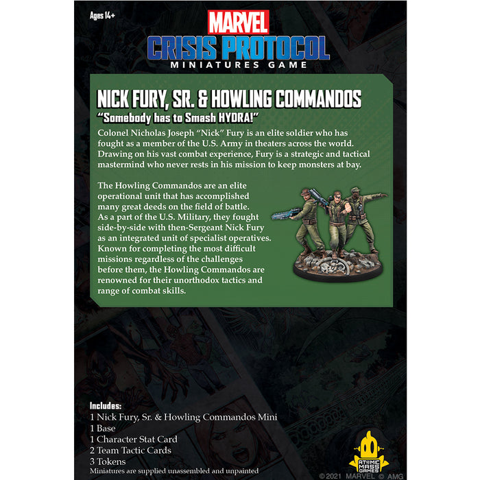 Nick Fury, Sr. & Howling Commandos - Marvel: Crisis Protocol