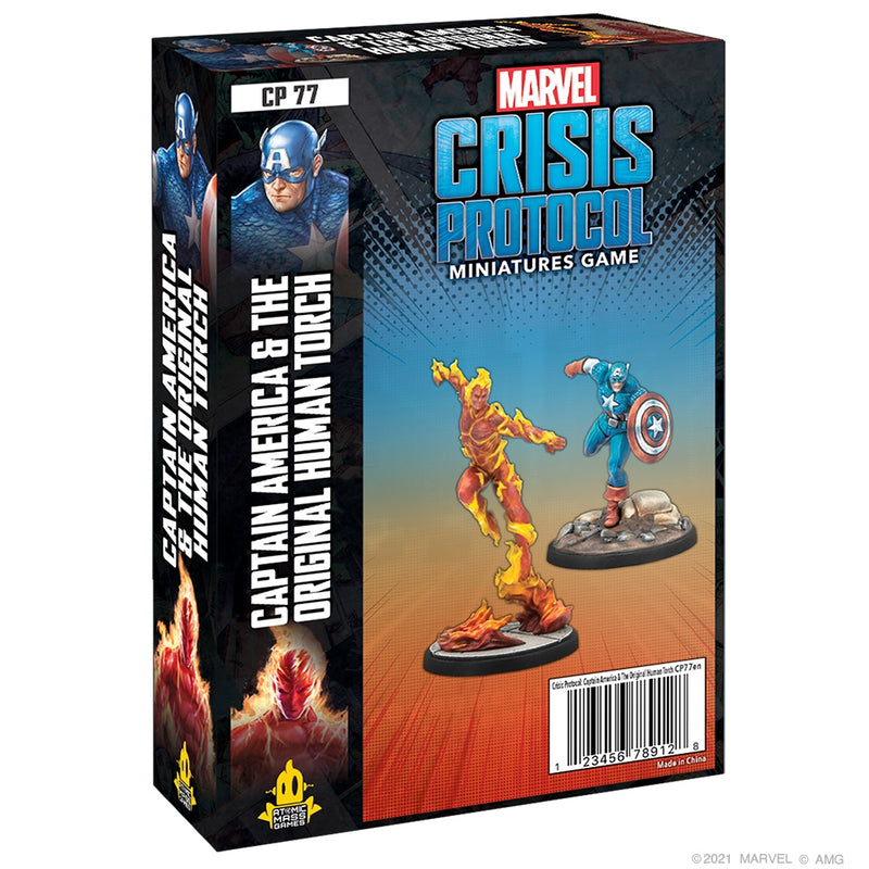 Captain America & The Original Human Torch - Marvel: Crisis Protocol
