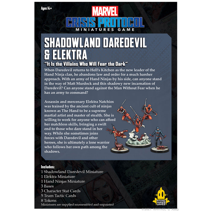 Shadowland Daredevil & Elektra - Marvel: Crisis Protocol