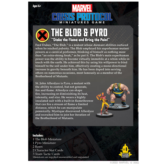 The Blob & Pyro - Marvel: Crisis Protocol