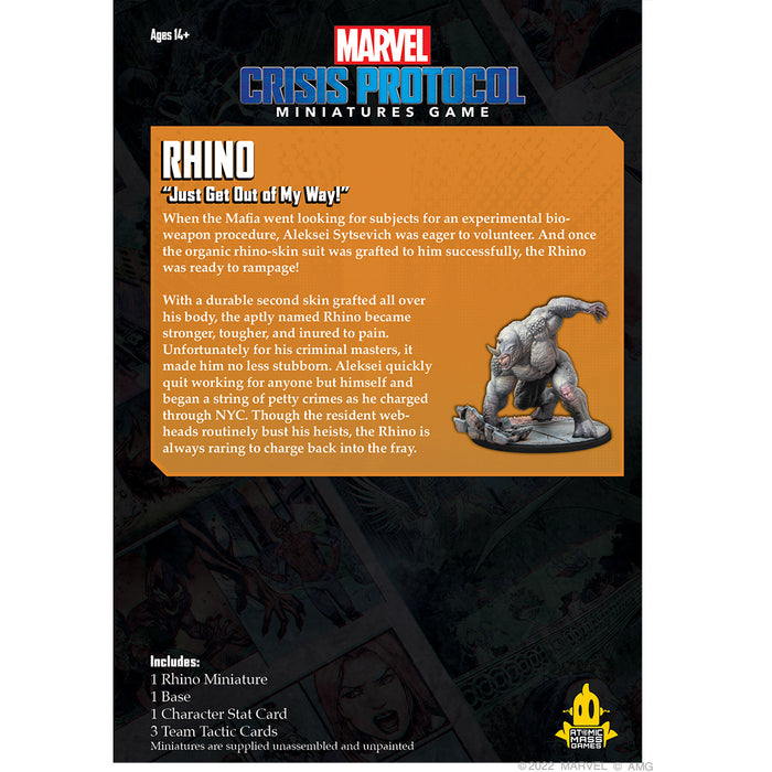 Rhino - Marvel: Crisis Protocol