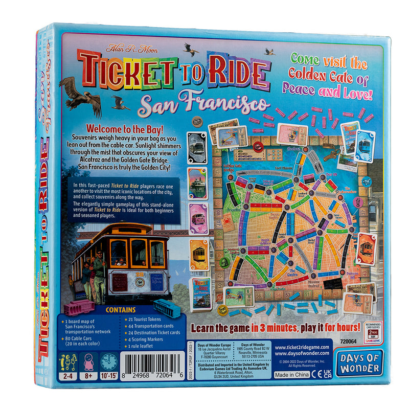 Ticket to Ride: San Francisco (English)