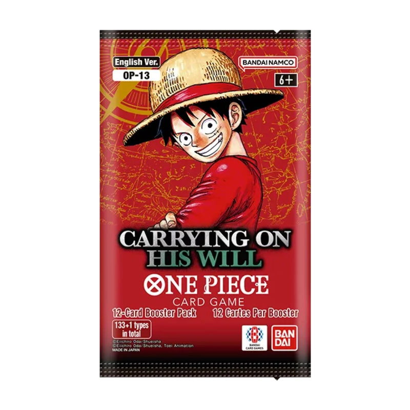 [OP-13] Carrying on his Will Booster Pack (Inglés) - One Piece TCG