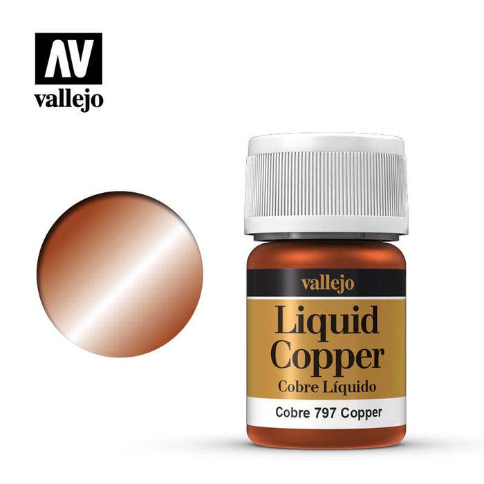 70.797 Copper (35ml) - Vallejo: Liquid Gold