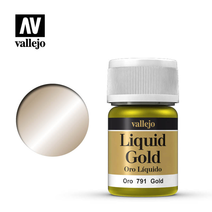 70.791 Gold (35ml) - Vallejo: Liquid Gold
