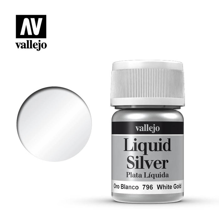 70.796 White Gold (35ml) - Vallejo: Liquid Gold