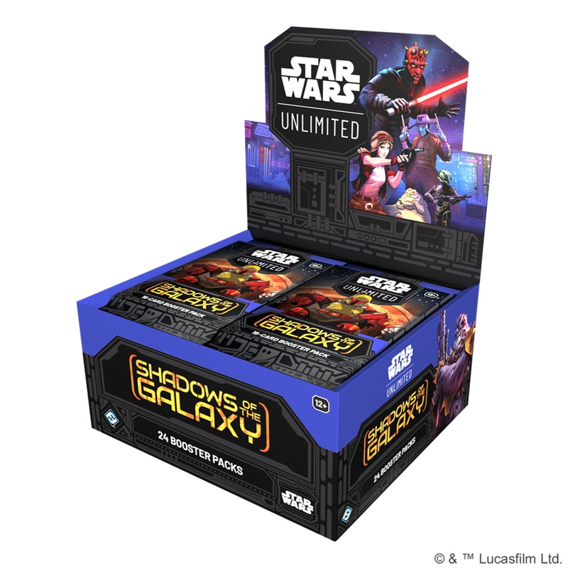 Shadows of the Galaxy: Booster Display Box (Inglés) – Star Wars: Unlimited